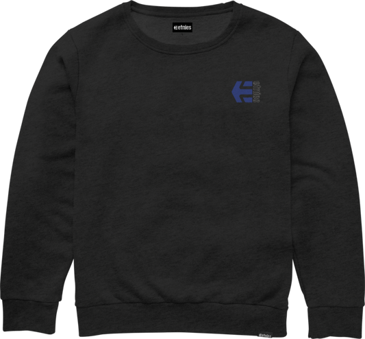 Corp combo crewneck black/blue/white – pullover | etnies Official Screen Crew Fleece Etnies Skate Original Sustainability Gear