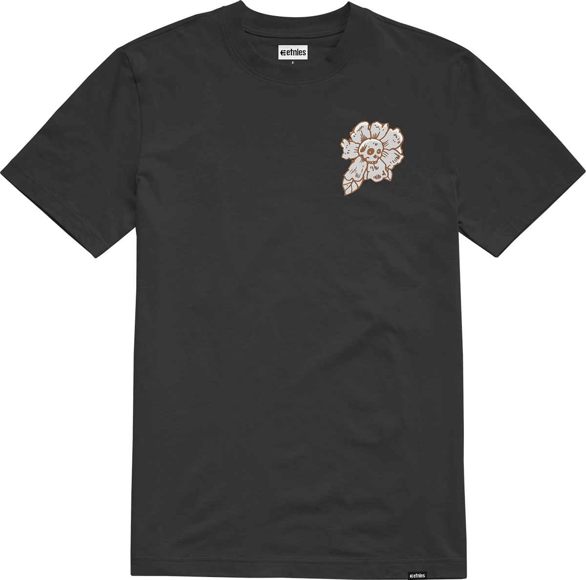 SKULL FLOWERS TEE