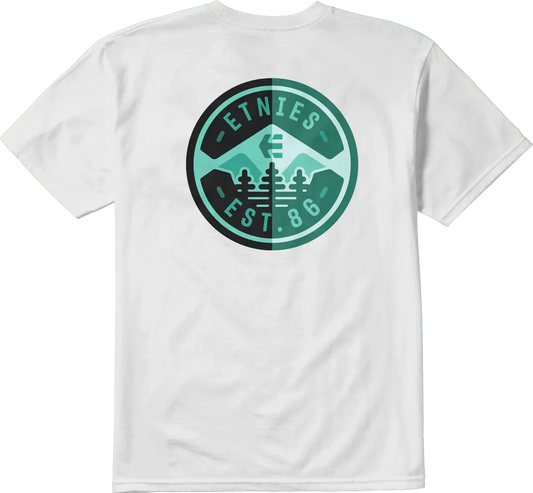 3 Pines Tee white - t-shirt | etnies Official S/S Basic T-Shirt Etnies Skate Original Sustainability Gear