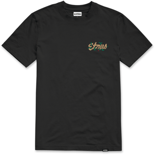 Rose Arrow tee black – men’s tee | etnies Official S/S Basic T-Shirt Etnies Skate Original Sustainability Gear