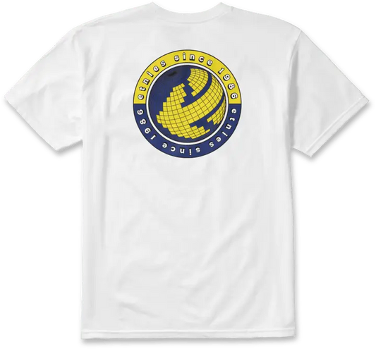 Around the world tee white – men’s tee | etnies Official S/S Basic T-Shirt Etnies Skate Original Sustainability Gear
