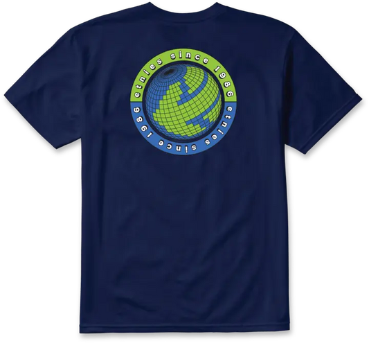 Around the world tee navy – men’s tee | etnies Official S/S Basic T-Shirt Etnies Skate Original Sustainability Gear
