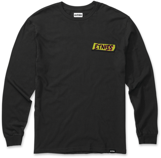 Puma LS tee black – men’s tee | etnies Official L/S Basic T-Shirt Etnies Skate Original Sustainability Gear