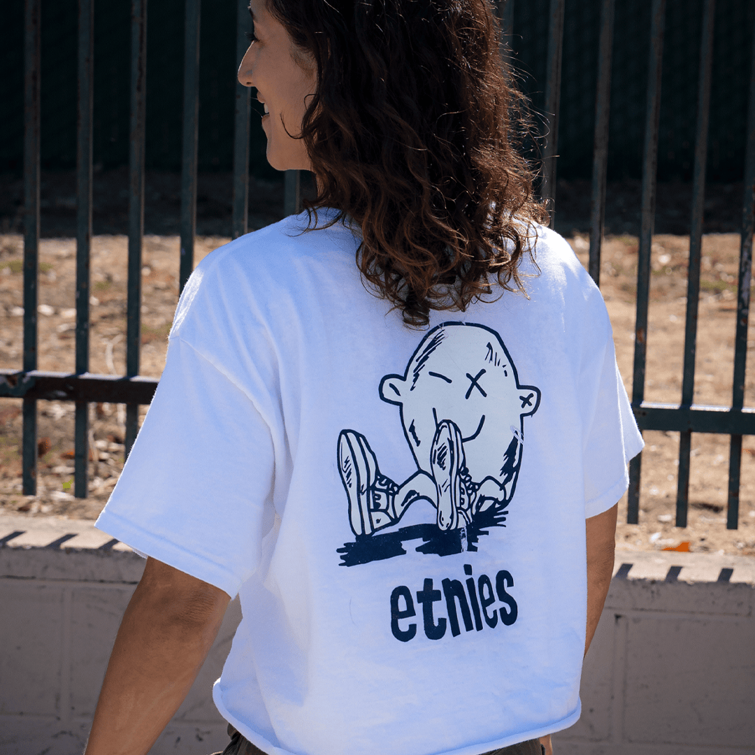 White Etnies x FOS Graphic Tee | etnies Official US etnies Skate Original Sustainability Gear