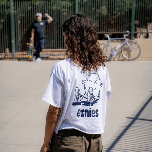 White Etnies x FOS Graphic Tee | etnies Official US etnies Skate Original Sustainability Gear