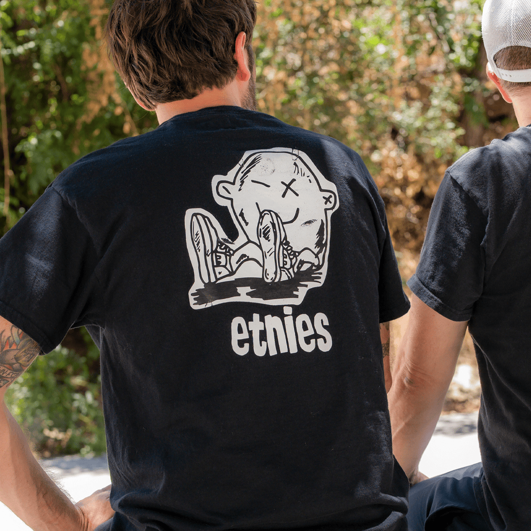 Black Etnies x FOS Graphic Tee | etnies Official US etnies Skate Original Sustainability Gear