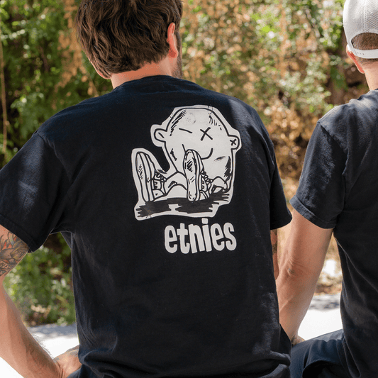 Black Etnies x FOS Graphic Tee | etnies Official US etnies Skate Original Sustainability Gear