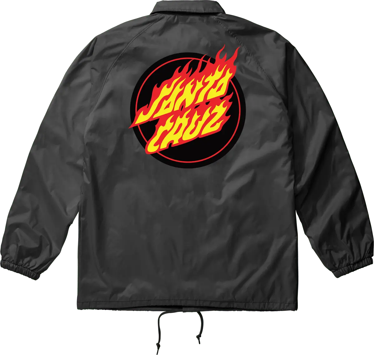 Santa Cruz Flame Coaches Jacket black - jackets | etnies Official Santa Cruz Flame Coaches Jacket black - jackets | etnies Official