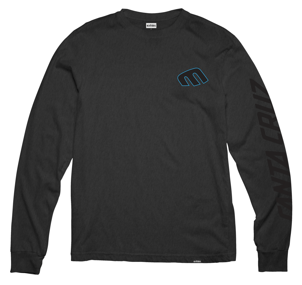 Santa Cruz Screaming Hand L/S Tee Black | etnies Official L/S Basic T-Shirt Etnies Skate Original Sustainability Gear