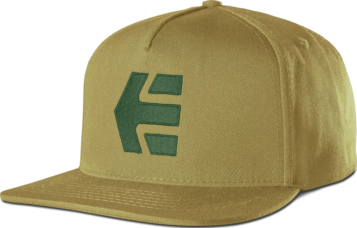 Icon Snapback Hat camel - headwear | etnies Official Custom Hat Etnies CAMEL / One Size Skate Original Sustainability Gear 4140001356 194691584663