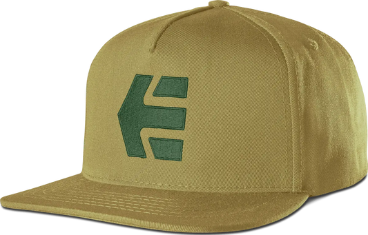 Icon Snapback Hat camel - headwear | etnies Official Custom Hat Etnies CAMEL / One Size Skate Original Sustainability Gear 4140001356 194691584663