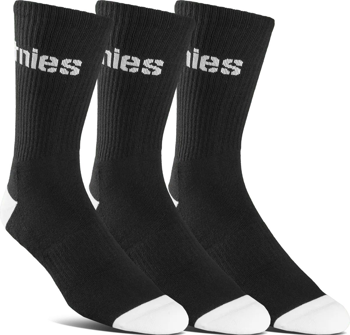 Stencil icon skate socks - black | etnies Official Crew Sock Etnies BLACK / ONE SIZE Skate Original Sustainability Gear 4140001485.001.OS.1ST 194691509901