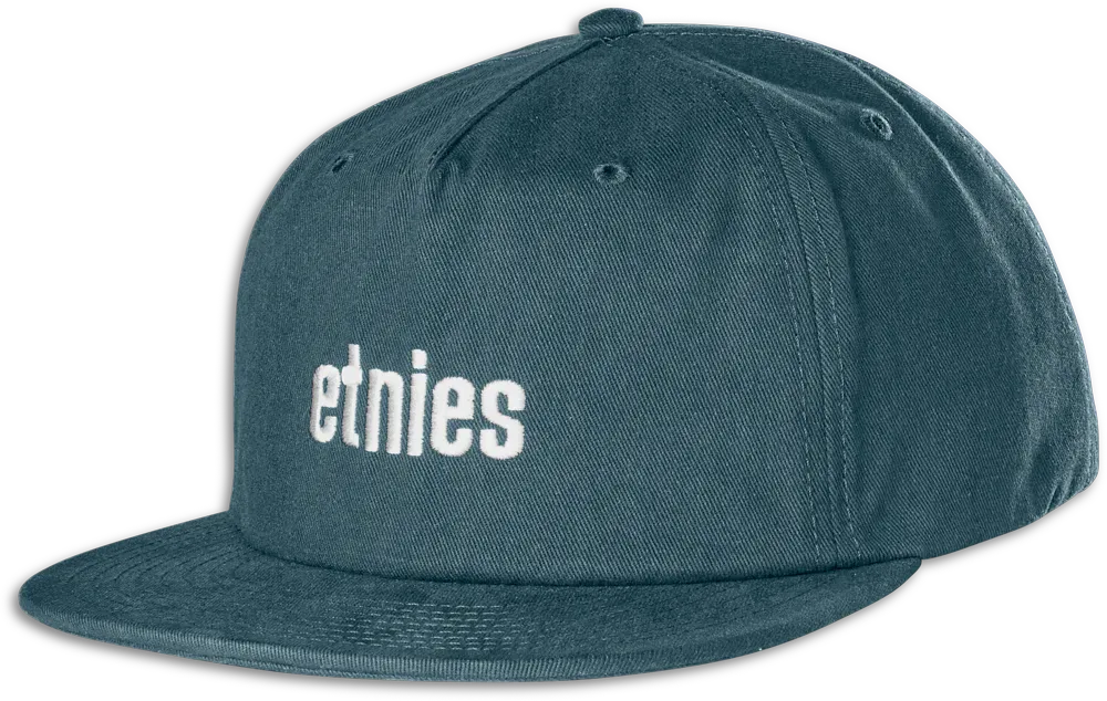 Icon Embroidery Snapback Hat Skate Custom Hat | etnies Skateboarding Custom Hat Etnies INDIGO / One Size Skate Original Sustainability Gear 4140001521.501.OS.1ST 7630680804914