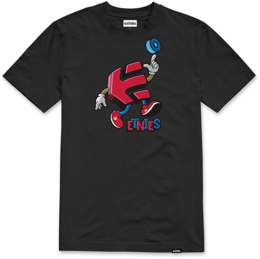 WheeLS up kids tee black – kids tee | etnies Official S/S Basic T-Shirt Etnies Skate Original Sustainability Gear