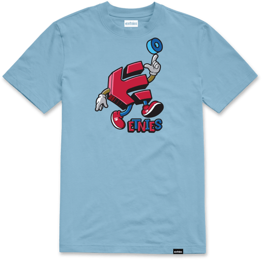 WheeLS up kids tee blue – kids tee | etnies Official S/S Basic T-Shirt Etnies Skate Original Sustainability Gear