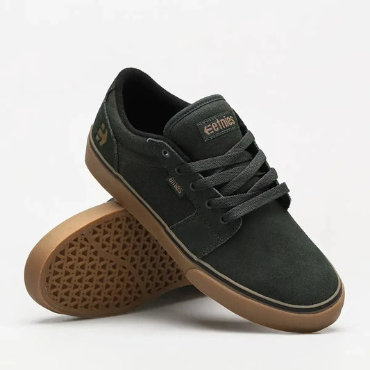 Barge Ls green/gum - skate shoes | etnies Official Low-Top Vulcanized Etnies Skate Original Sustainability Gear