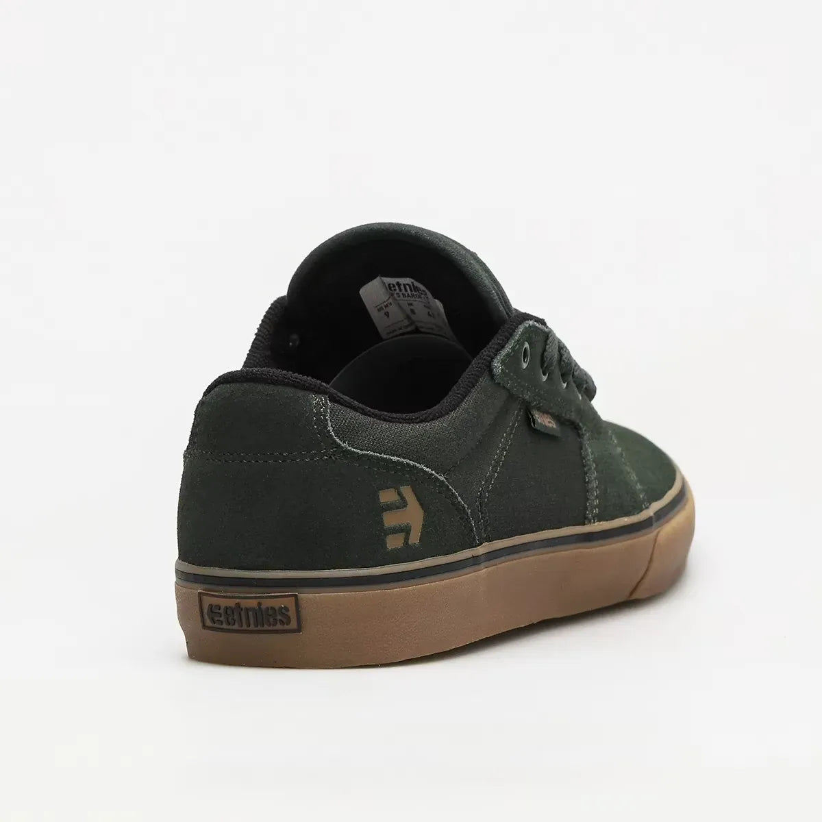 Barge Ls green/gum - skate shoes | etnies Official Low-Top Vulcanized Etnies Skate Original Sustainability Gear