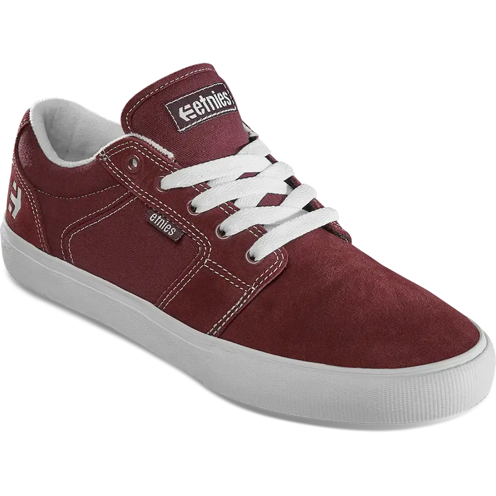 Barge Ls maroon - men's skate shoes | etnies Official