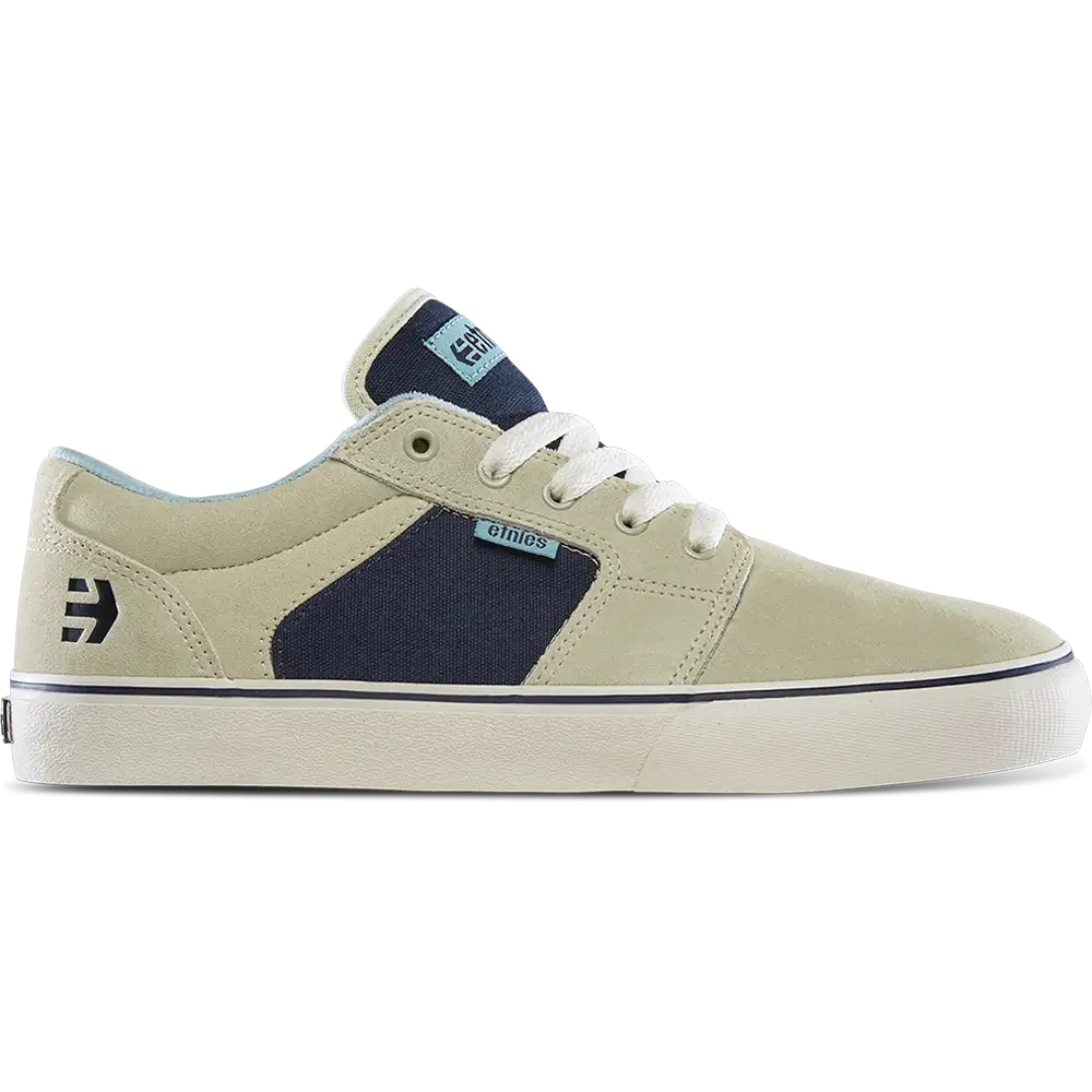 Barge Ls tan/navy - skate shoes | etnies Official Low-Top Vulcanized Etnies Skate Original Sustainability Gear