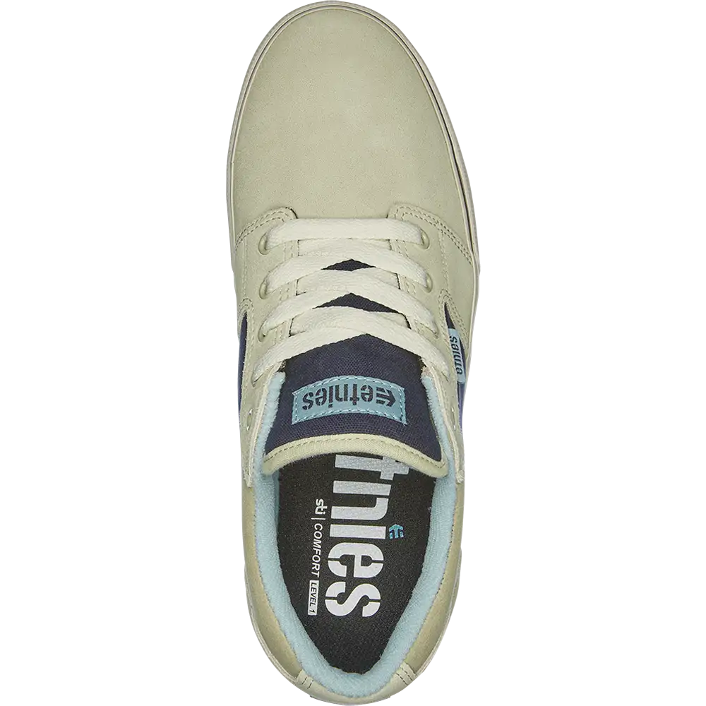 Barge Ls tan/navy - skate shoes | etnies Official Low-Top Vulcanized Etnies Skate Original Sustainability Gear