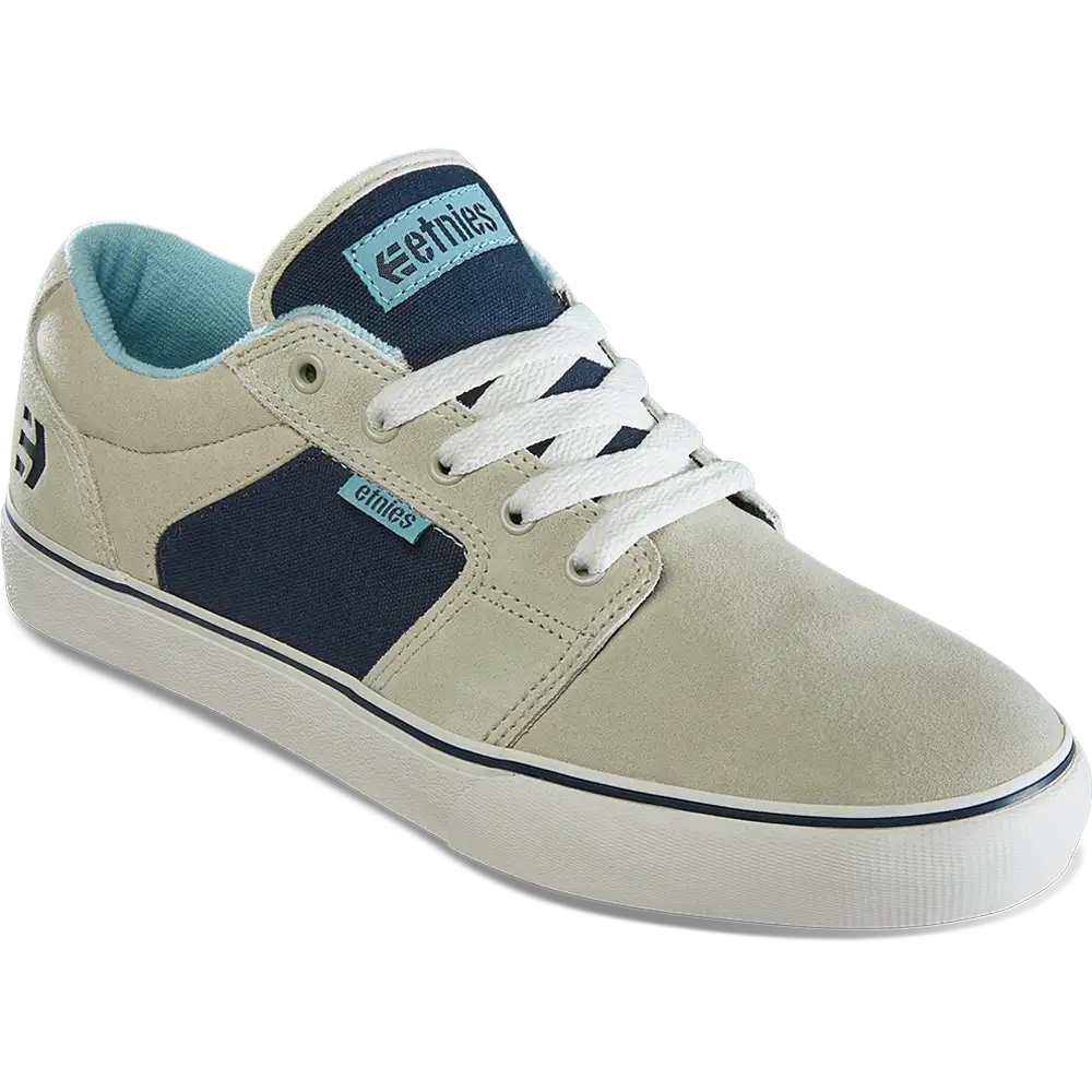 Barge Ls tan/navy - skate shoes | etnies Official Low-Top Vulcanized Etnies Skate Original Sustainability Gear