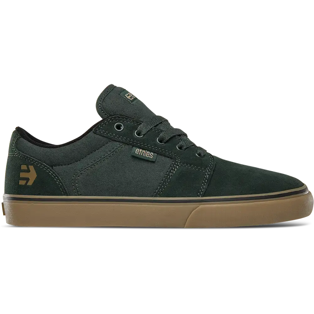 Barge Ls green/gum - skate shoes | etnies Official