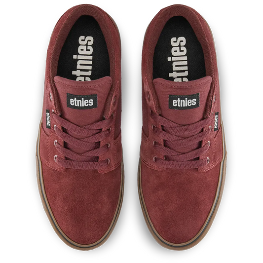 Burgundy Vulcanized Skate Shoes – Barge LS | etnies Official etnies Skate Original Sustainability Gear