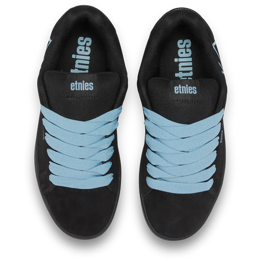 Black, Baby Blue Suede Skate Shoes – Fader | etnies Official etnies Skate Original Sustainability Gear