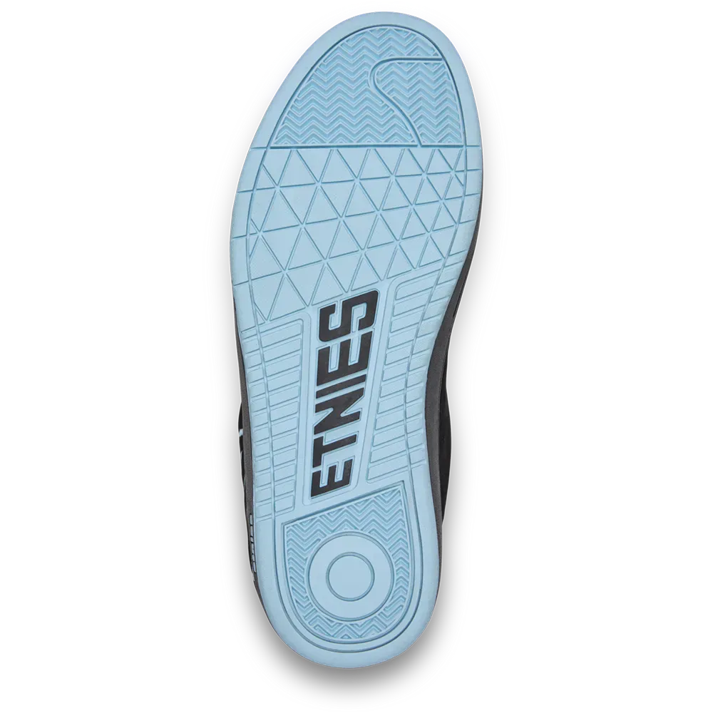 Black, Baby Blue Suede Skate Shoes – Fader | etnies Official etnies Skate Original Sustainability Gear