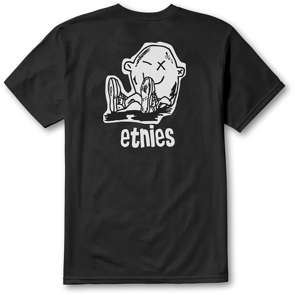 Black Etnies x FOS Graphic Tee | etnies Official US etnies Skate Original Sustainability Gear
