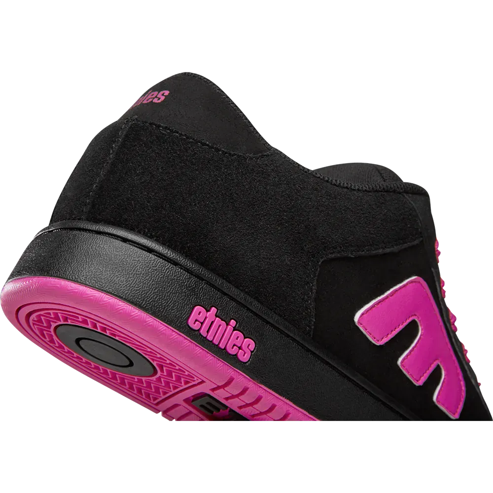 Black and Pink Chunky Suede Skate Shoes – etnies Kingpin 2K Alt4