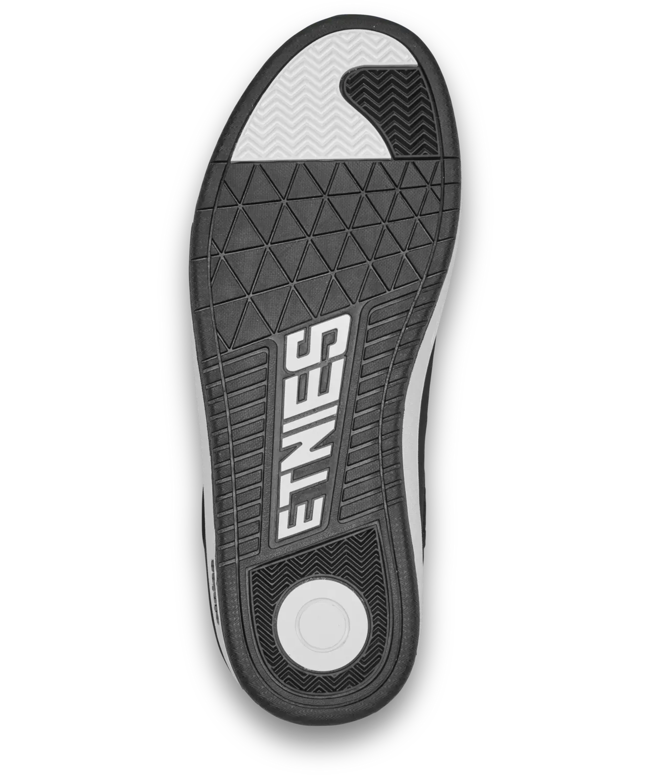 Black and White Chunky Suede Skate Shoes – etnies Kingpin 2K Alt2