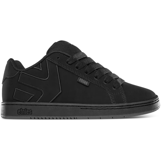 Black Suede Skate Shoes – Fader | etnies Official US etnies BLACK RAW / 3.5 Skate Original Sustainability Gear 4101000203.536.035.1ST 7630680810236