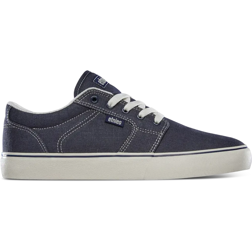 Barge LS Skate Low-Top Vulcanized | etnies Official Low-Top Vulcanized etnies NAVY/TAN/GUM / 5 Skate Original Sustainability Gear 4101000351.469.050.1ST 7630680815750