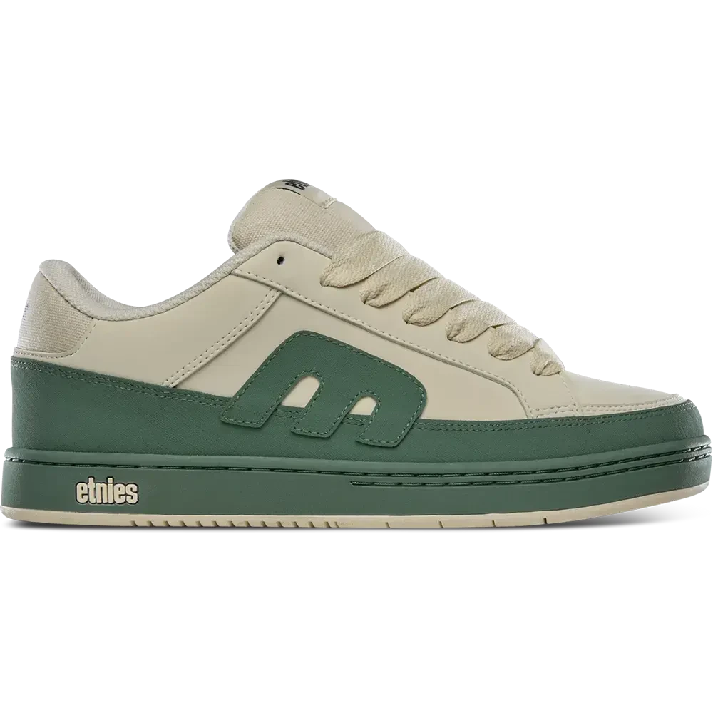 Kingpin 2K Classi Skate Shoe - skateboarding | etnies Official Low-Top Shoe etnies TAN/GREEN / 4.5 Skate Original Sustainability Gear 4101000603.294.045.1ST 7630680819307