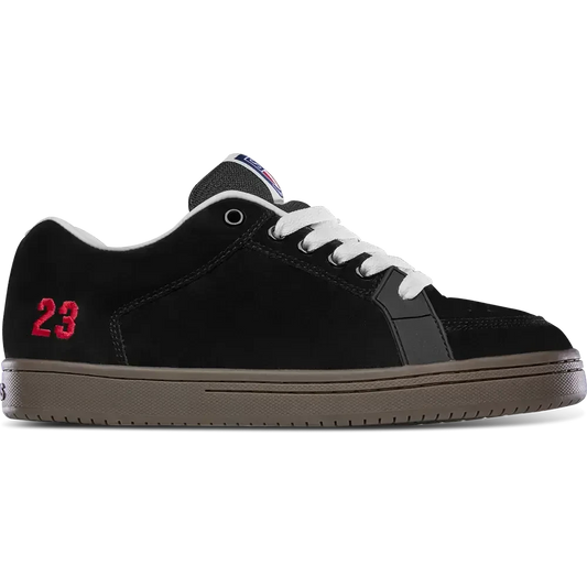 Sal 23 Skate Low-Top Shoe - skateboarding | etnies Official Low-Top Shoe etnies BLACK/WHITE/RED / 5 Skate Original Sustainability Gear 4102000155.978.050.1ST 7630680817631