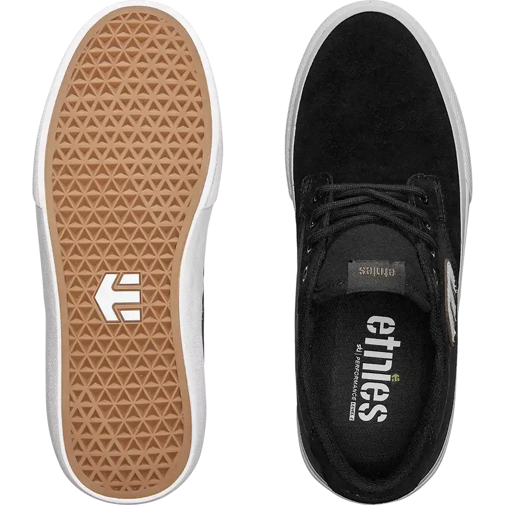 Barge Plus black/white - skate shoes | etnies Official Low-Top Vulcanized Etnies Skate Original Sustainability Gear