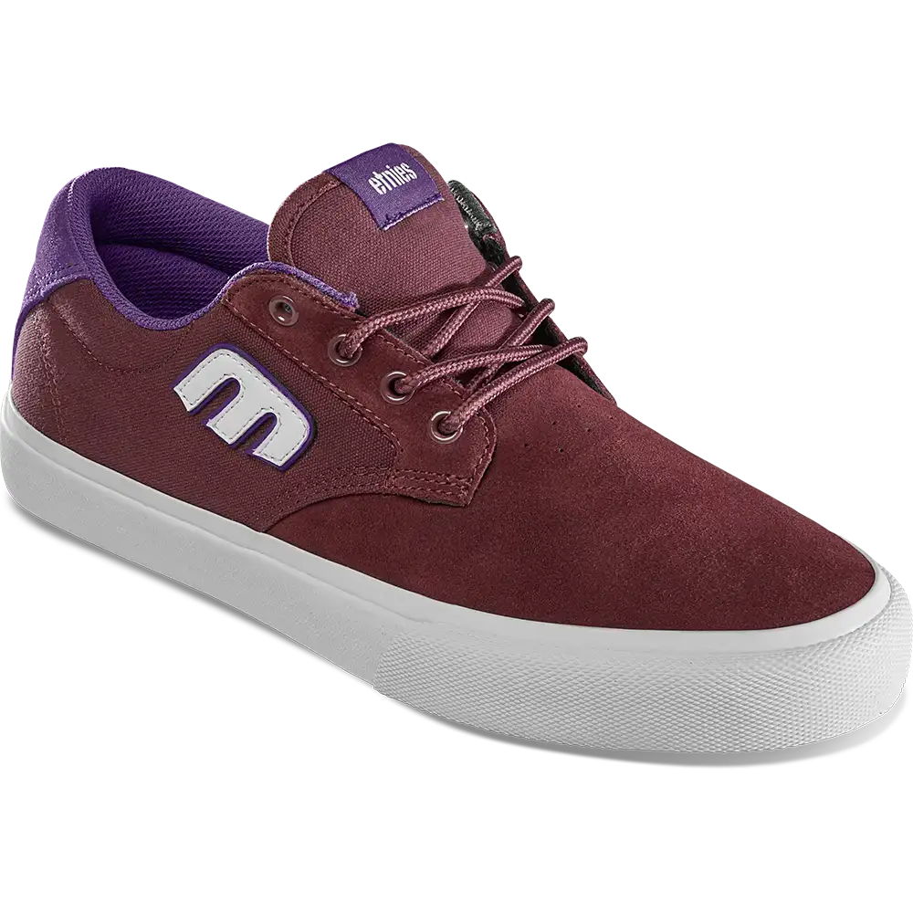 Barge Plus burgundy - skate shoes | etnies Official Low-Top Vulcanized Etnies Skate Original Sustainability Gear