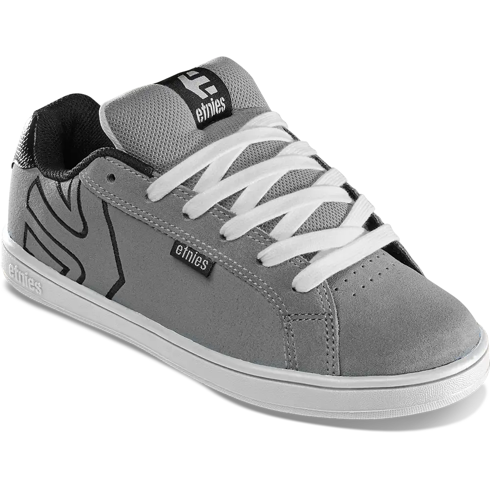 Fader Kids light grey/black - skate shoes | etnies Official Low-Top Shoe Etnies Skate Original Sustainability Gear