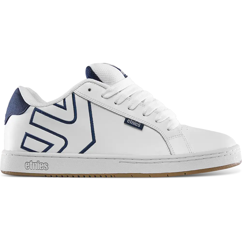 Fader white/navy - skate shoes | etnies Official Low-Top Shoe Etnies Skate Original Sustainability Gear