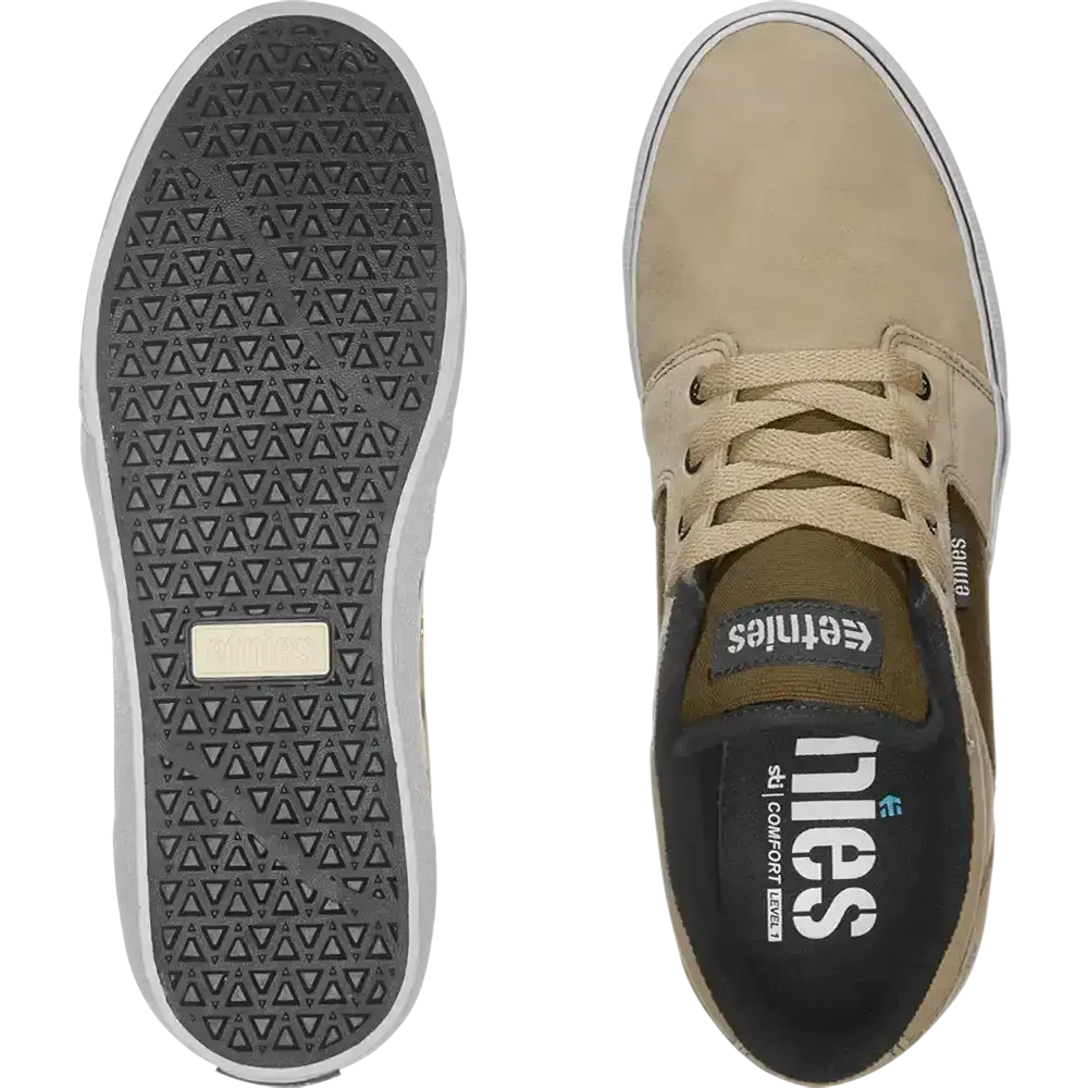 Barge Ls tan/brown/orange - skate shoes | etnies Official