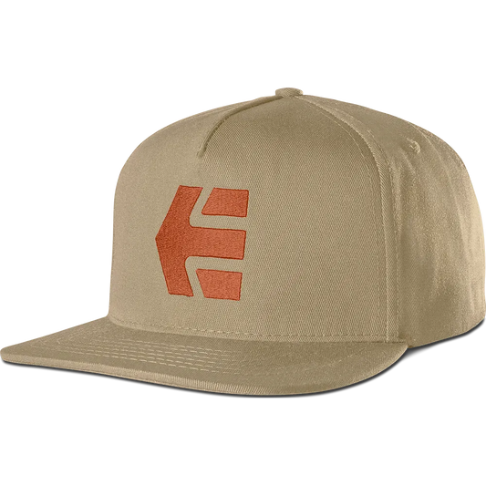 Icon Snapback Hat camel - headwear | etnies Official Custom Hat Etnies CAMEL / One Size Skate Original Sustainability Gear 4140001356 194691584663