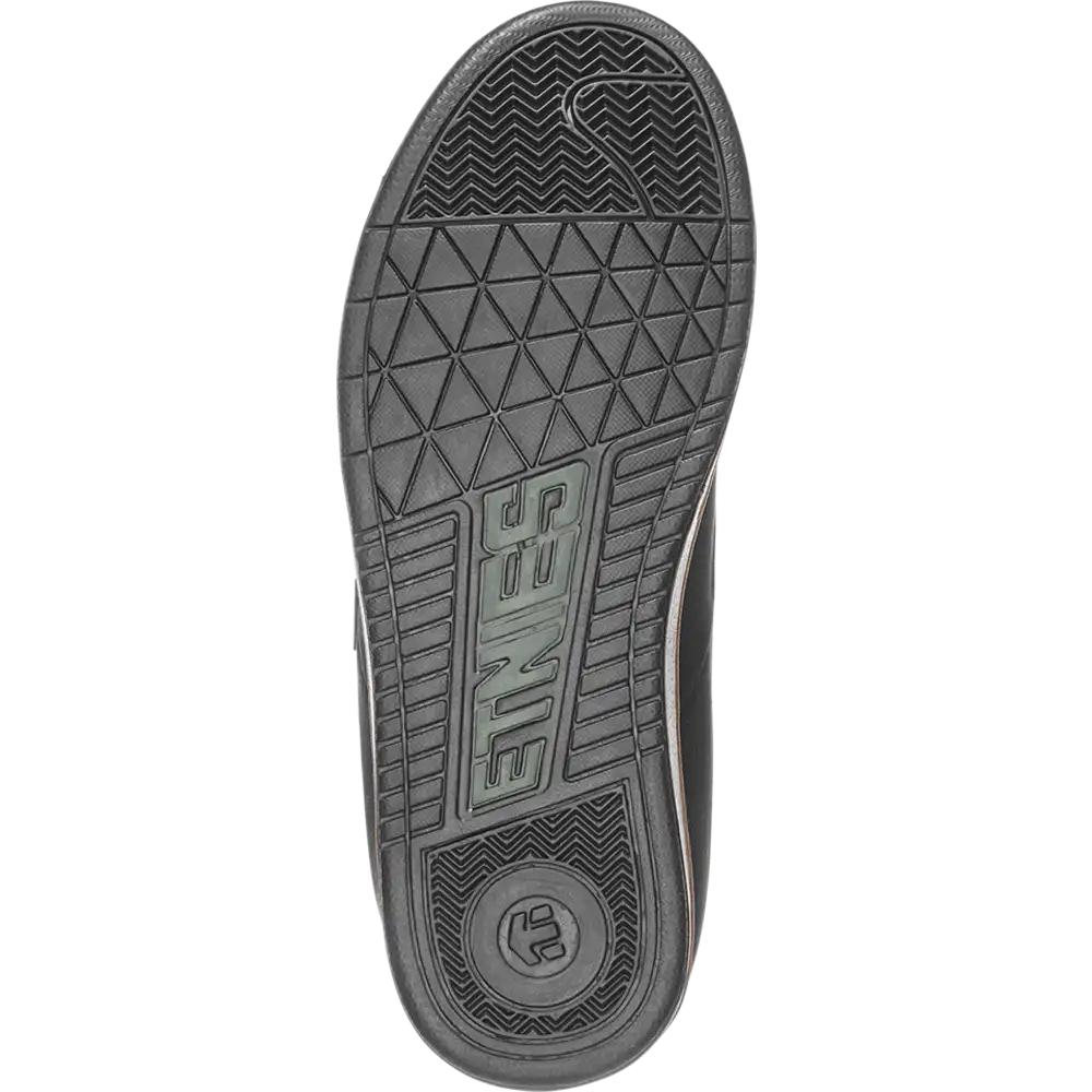 Kingpin black/green/gum - skate shoes | etnies Official Low-Top Shoe Etnies Skate Original Sustainability Gear