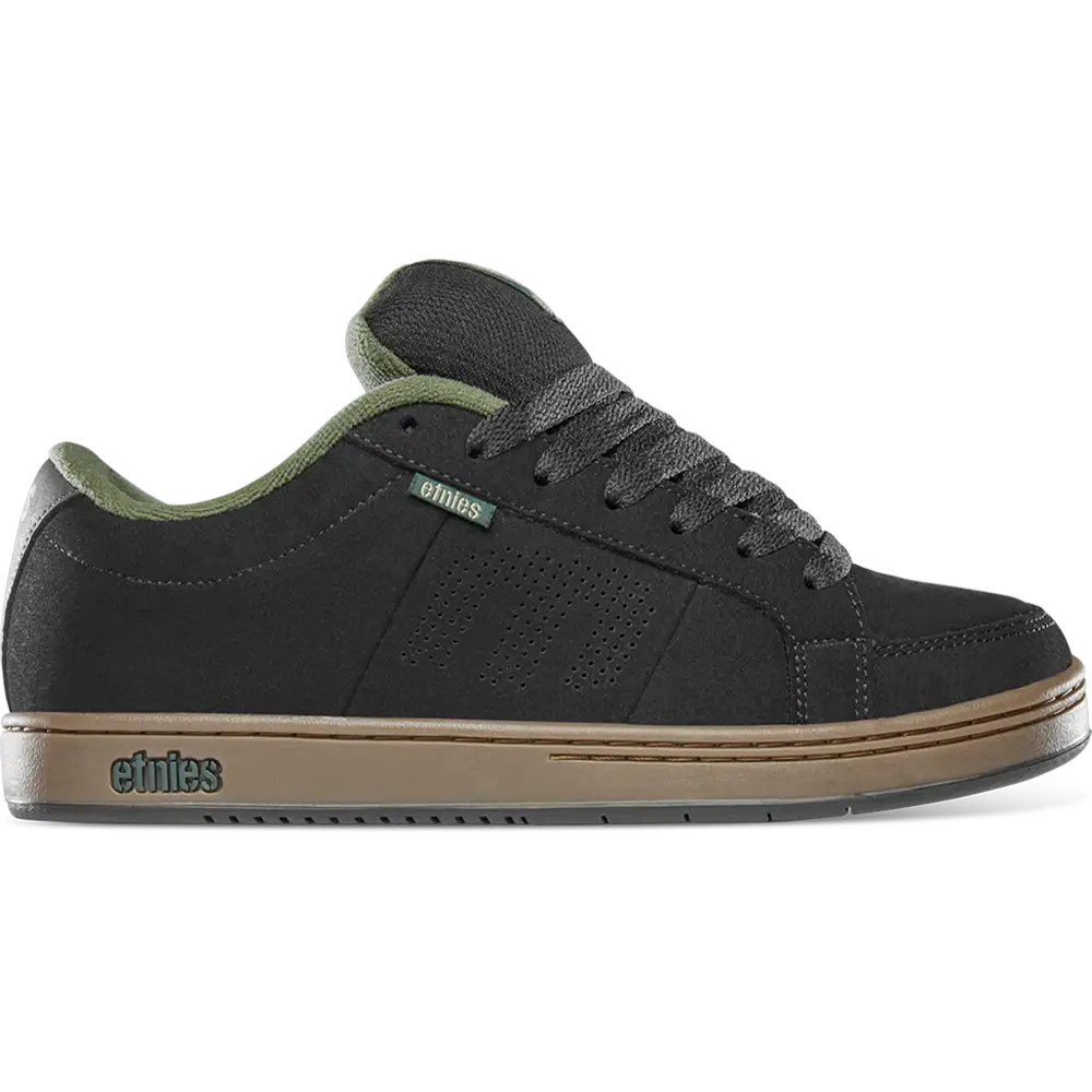 Kingpin black/green/gum - skate shoes | etnies Official Low-Top Shoe Etnies Skate Original Sustainability Gear
