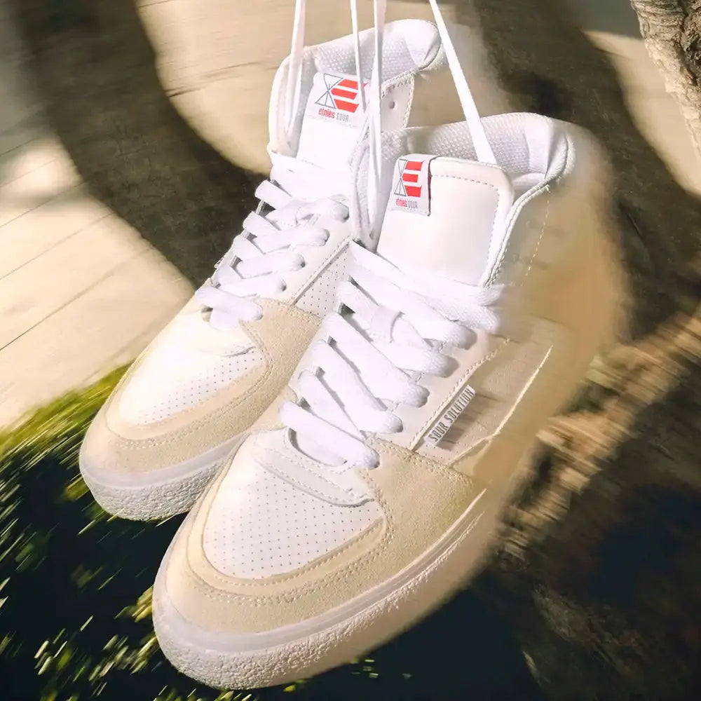 Screw Vulc Mid X Sour Solution white | etnies Official High-Top Vulcanized Etnies Skate Original Sustainability Gear