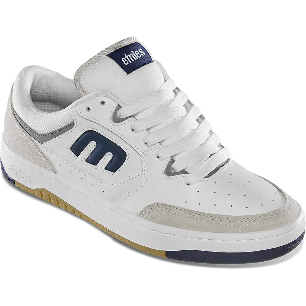 Loot white/navy - skate shoes | etnies Official Low-Top Shoe Etnies Skate Original Sustainability Gear