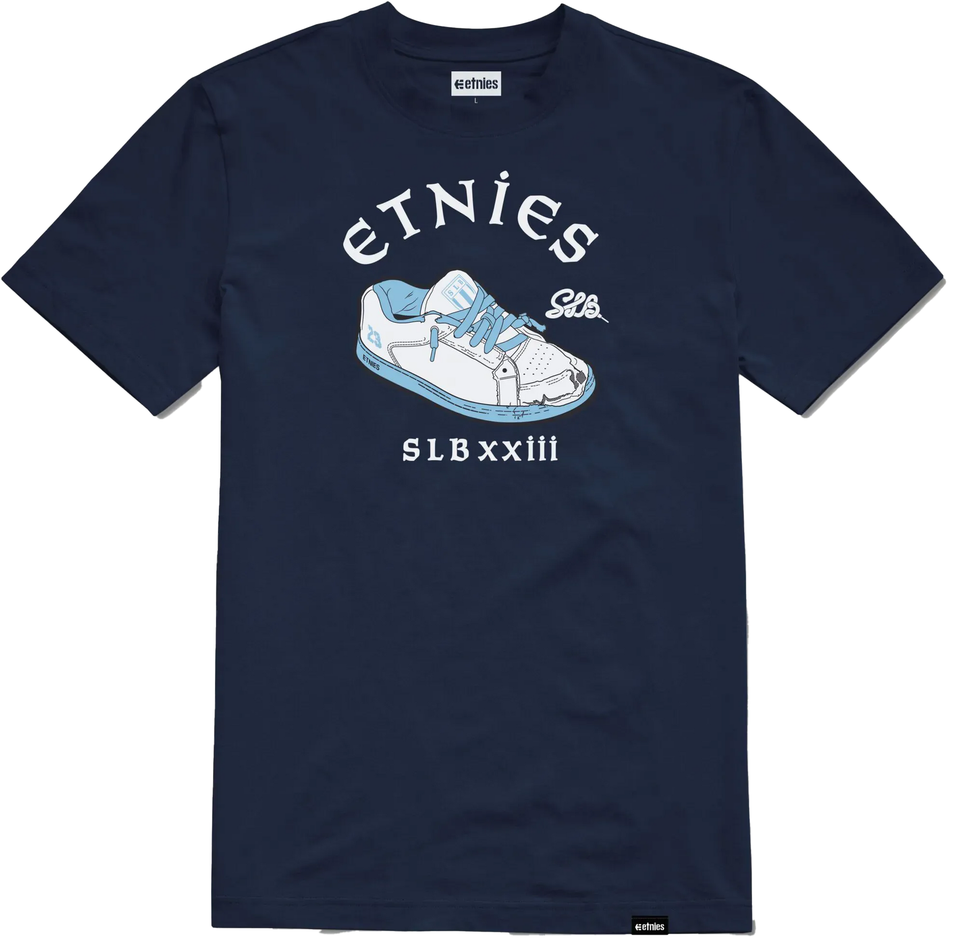 SLB x etnies tee navy – men’s tee | etnies Official S/S Basic T-Shirt Etnies Skate Original Sustainability Gear