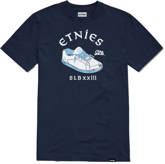 SLB x etnies tee navy – men’s tee | etnies Official S/S Basic T-Shirt Etnies Skate Original Sustainability Gear