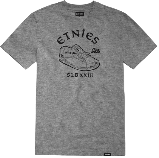 SLB x etnies tee grey – men’s tee | etnies Official S/S Basic T-Shirt Etnies Skate Original Sustainability Gear