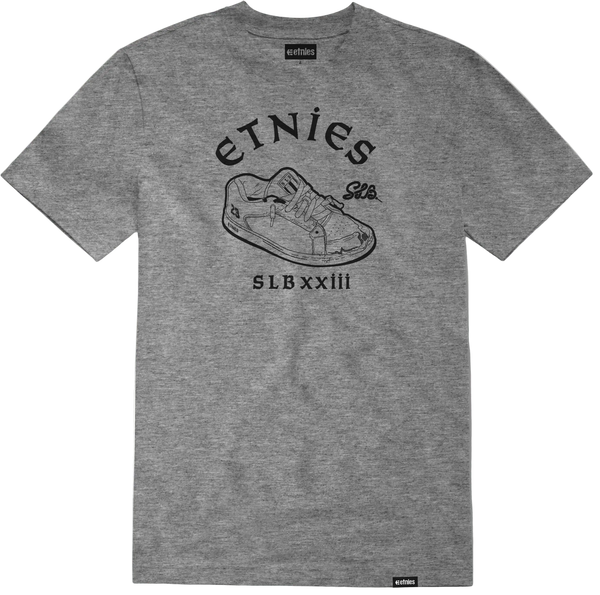 ENNOY S/S Boder T-Shirt GRAY × BLACK XL SLB x etnies tee grey – men's tee | etnies Official